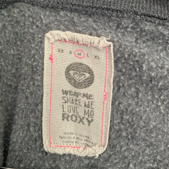 Roxy | Women’s M | Dark Gray Heathered Crewneck Sweatshirt - Picture 5 of 5